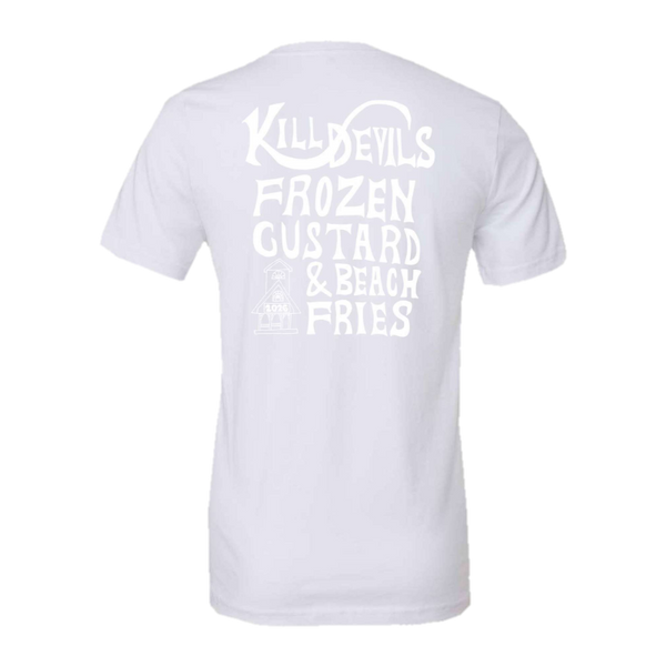Kill Devils Custard t-shirt back print mockup